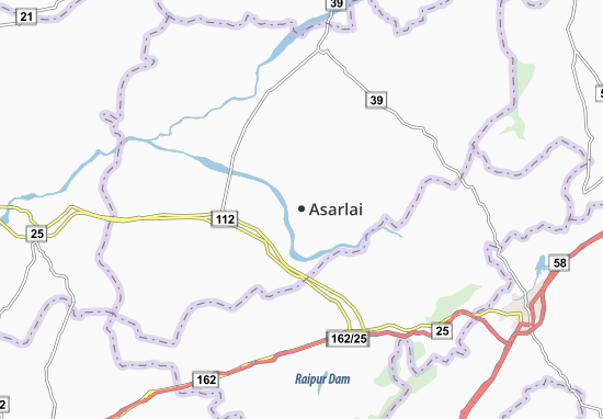 Mapa Asarlai