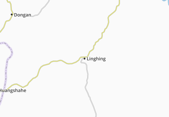 Mapa Linghing