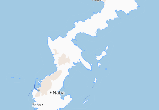Karte Stadtplan Gushikawa