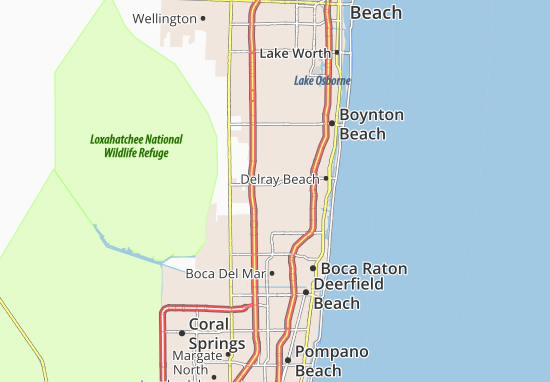 Karte Stadtplan Kings Point