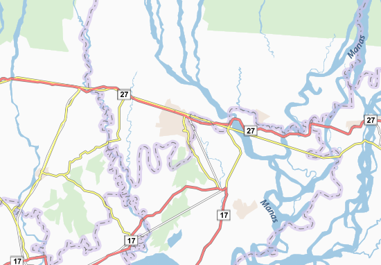 Karte Stadtplan Bongaigaon