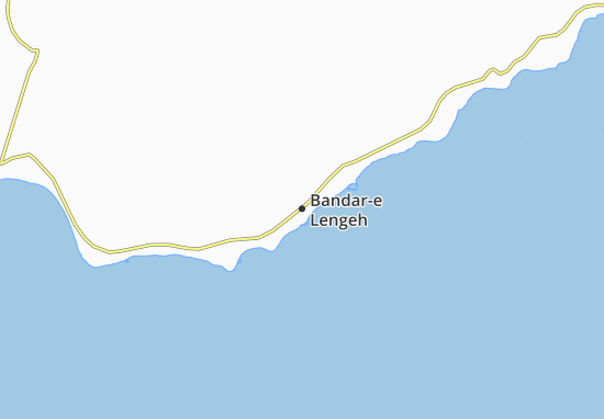 Kaart Plattegrond Bandar-e Lengeh