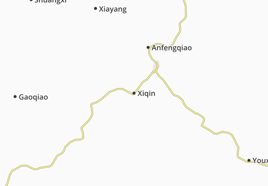 Karte Stadtplan Xiqin