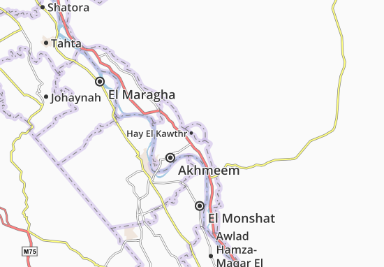Kaart Plattegrond Hay El Kawthr