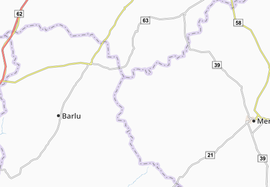 Mapa Harsala