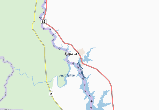 Karte Stadtplan Zapata