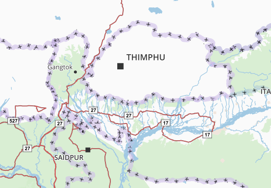 Mapa Chirang