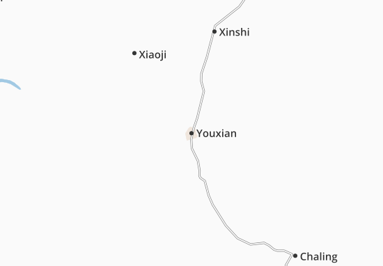 Kaart Plattegrond Youxian
