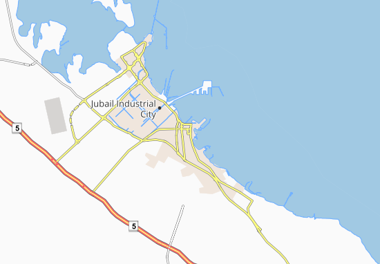 Mapa Jubail