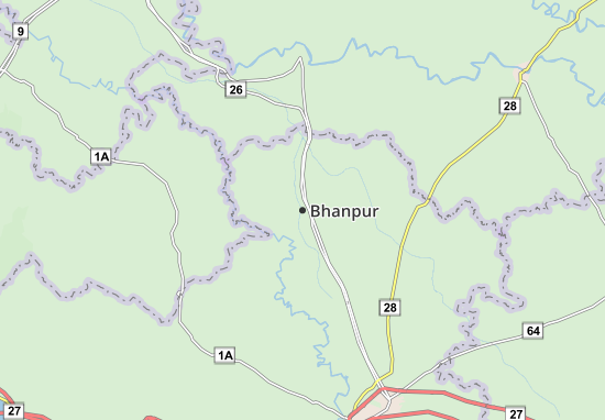 Mapa Bhanpur