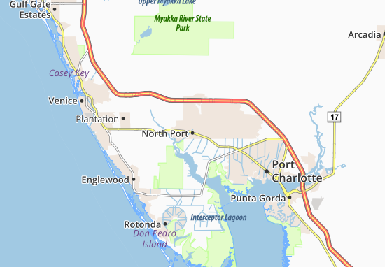 Mapa North Port