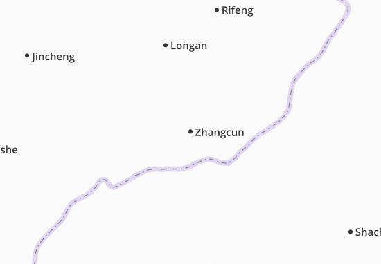 Kaart Plattegrond Zhangcun