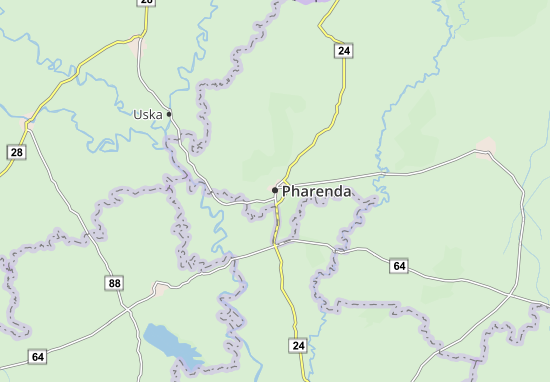 Kaart Plattegrond Pharenda