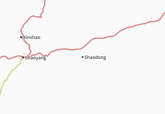 Kaart Plattegrond Shaodong