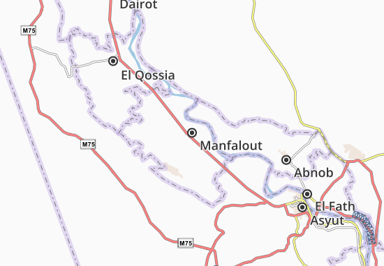 Manfalout Map