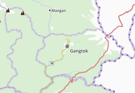 Mappe-Piantine Gangtok
