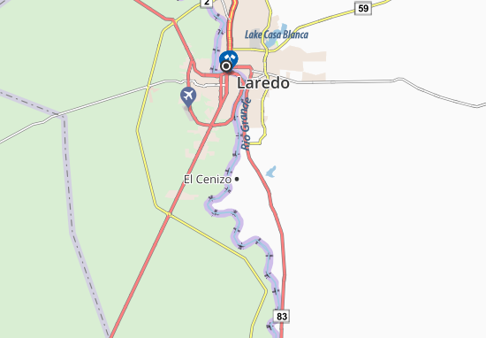 Mapa Rio Bravo