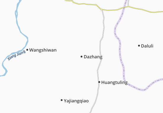 Mapa Dazhang