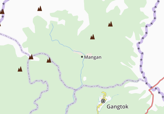 Karte Stadtplan Mangan