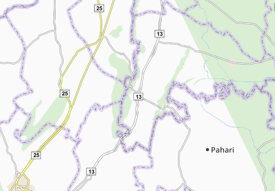 Karte Stadtplan Firozpur Jhirka