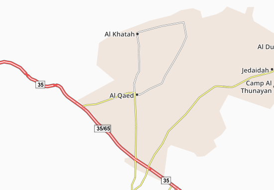 Karte Stadtplan Al Qaed