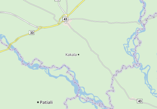 Karte Stadtplan Kakala