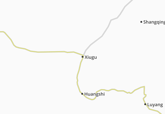 Karte Stadtplan Xiugu