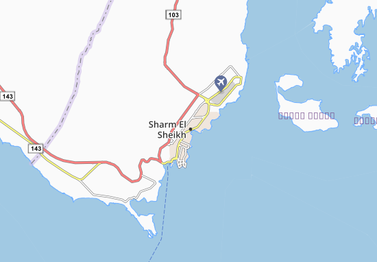 Mapa Sharm El Sheikh