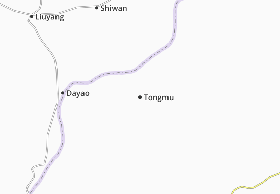 Mapa Tongmu