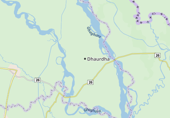 Karte Stadtplan Dhaurdha