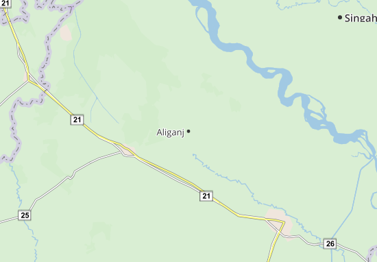 Aliganj Map