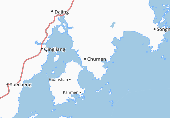 Karte Stadtplan Chumen