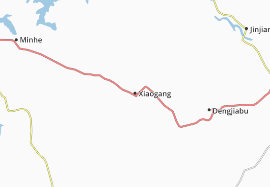Karte Stadtplan Xiaogang