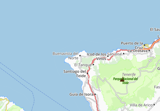 Buenavista del Norte Map