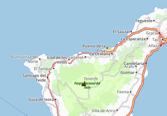 La Guancha Map