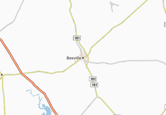 Mapa Beeville
