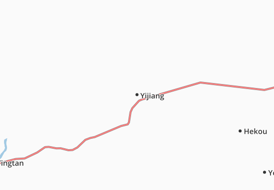 Mapa Yijiang
