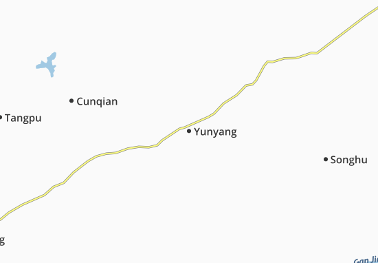 Mapa Yunyang