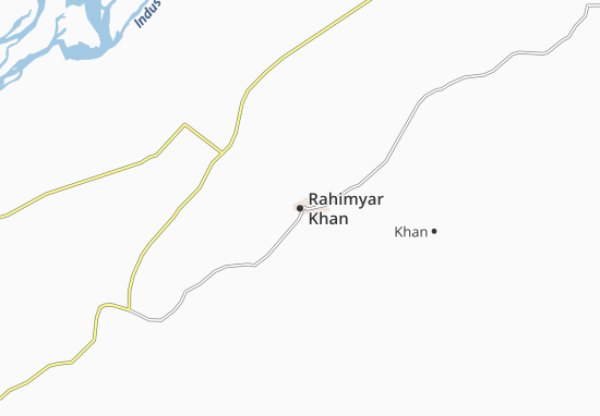 Mapa Rahimyar Khan