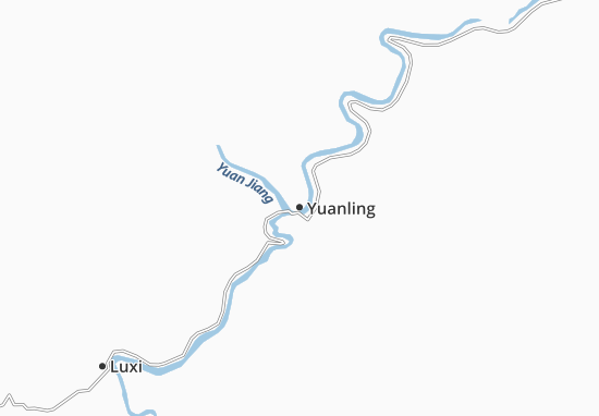 Yuanling Map