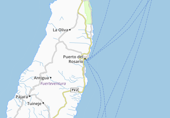 Mapa Puerto del Rosario