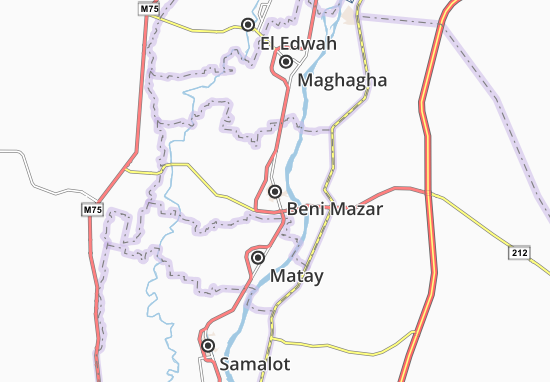 Beni Mazar Map