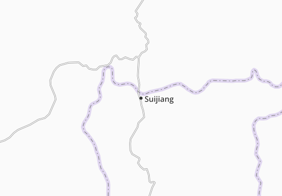 Mapa Suijiang
