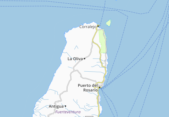 La Oliva Map