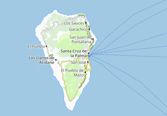 San Pedro de Breña Alta Map