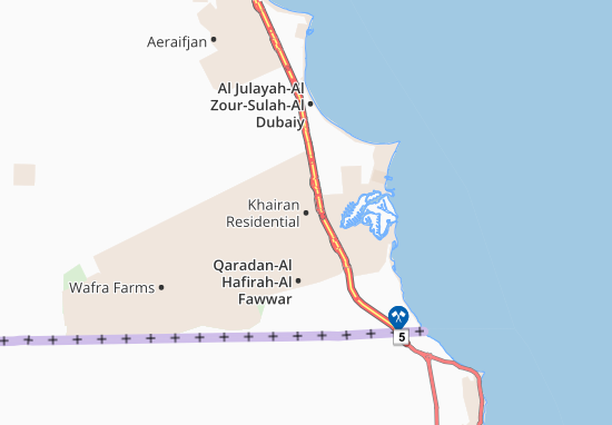 Khairan Residential Map