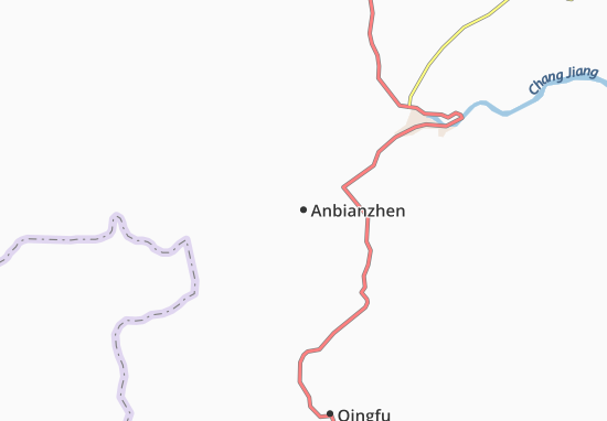 Anbianzhen Map