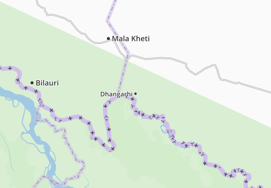 Mapa Dhangarhi