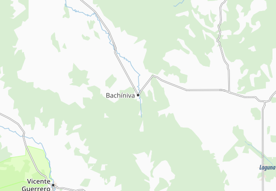 Mapa Bachíniva