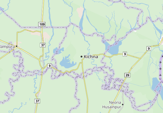 Mapa Kichna